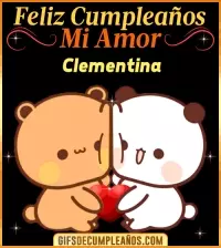 GIF Feliz Cumpleaños mi Amor Clementina